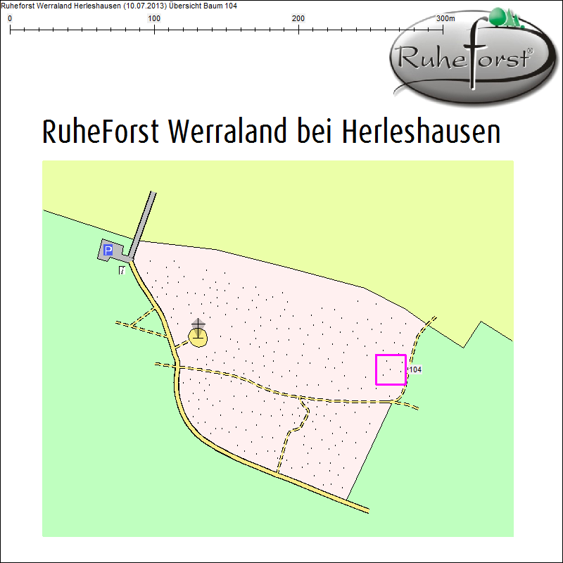 &Uuml;bersichtskarte zu Baum 104