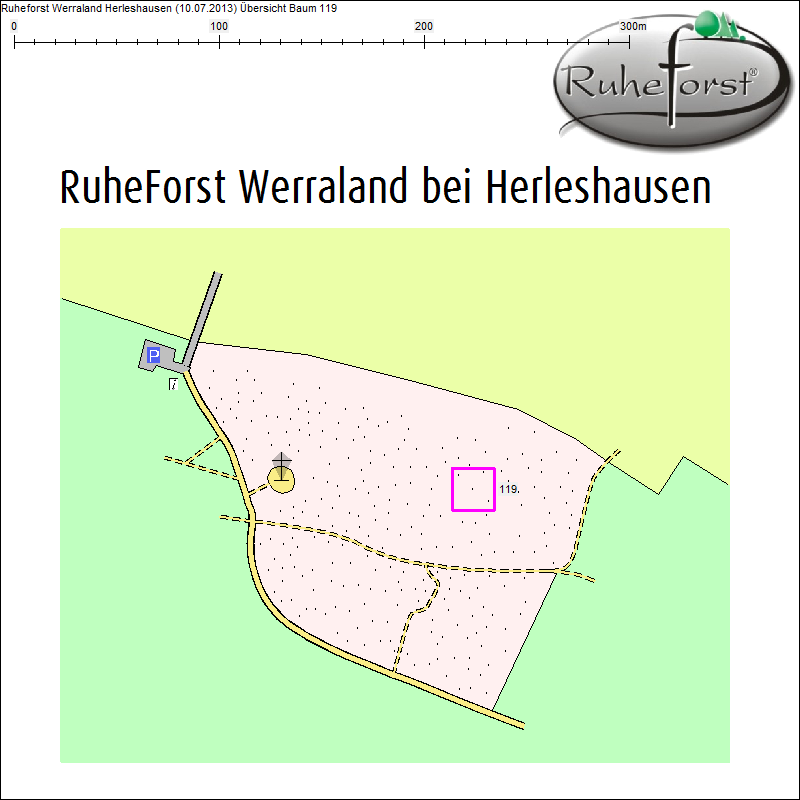 &Uuml;bersichtskarte zu Baum 119