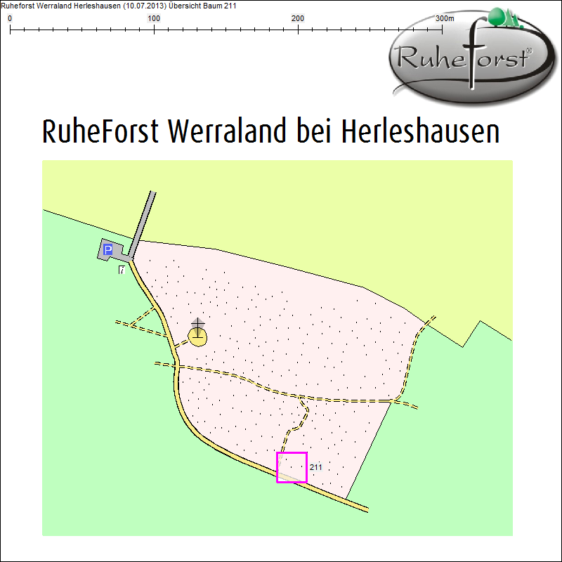 &Uuml;bersichtskarte zu Baum 211