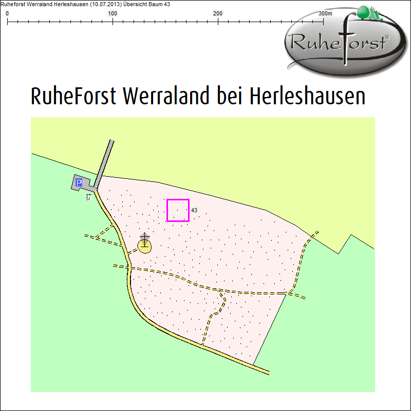 &Uuml;bersichtskarte zu Baum 43