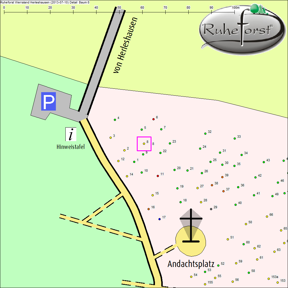 Detailkarte zu Baum 8